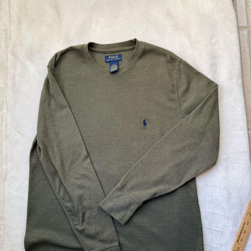 Polo by Ralph Lauren Green Long Sleeve Shirt